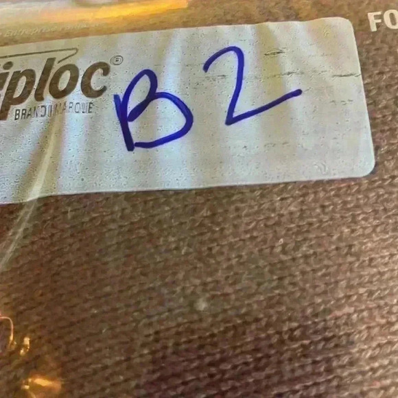 Here Imprint Womens Sweater Red Gold XL Color Block Round Neck Button Open Front - Picture 9 of 9